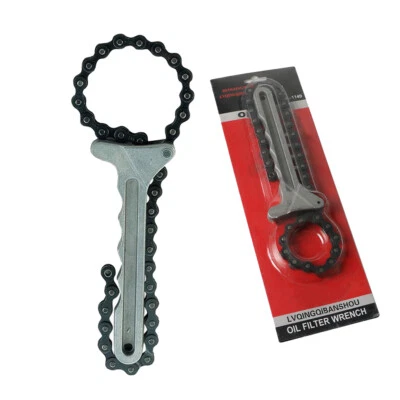 Heavy Duty Car Engine Oil Filter Chain Grip Wrench Remover Steel Removal Tool UK