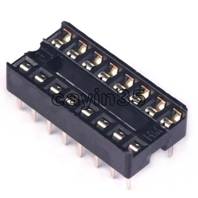 20 Stück 16-Pins DIP IC Buchsen Adapter Lötzinn Typ Buchse NEU - Bild 1 von 4