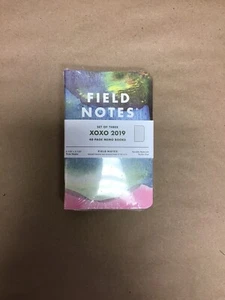 Field Notes 'XOXO 2019' Ultra Limited Edition SEALED Notebooks 3-PACK Memo Books - Picture 1 of 2