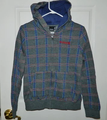 Sudadera con Capucha HURLEY Juniors Teen Gris Azul Rojo* M Mediana Foto 1 de 3