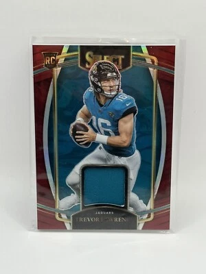 2021 Trevor Lawrence Select Football Red Prizm Rookie Patch! RC #RSW-TLR! - Image 1 of 2