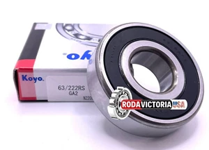 KOYO 63/22 2RS C3 Deep Groove Ball Bearing, Rubber Sealed 22x56x16 mm - Picture 1 of 6