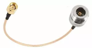 Tipo N Enchufe Hembra A SMA Macho Conector 30cm Adaptador Antena RG316 Cable GB - Imagen 1 de 6