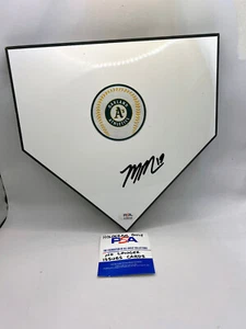 MASON MILLER Oakland A's Vegas Athletics SIGNED Autographed Home Plate PSA COA - Picture 1 of 2