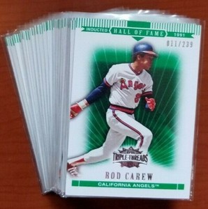 2007 Topps Triple Threads EMERALD Baseball Singles #'d /239 - You Pick the Card