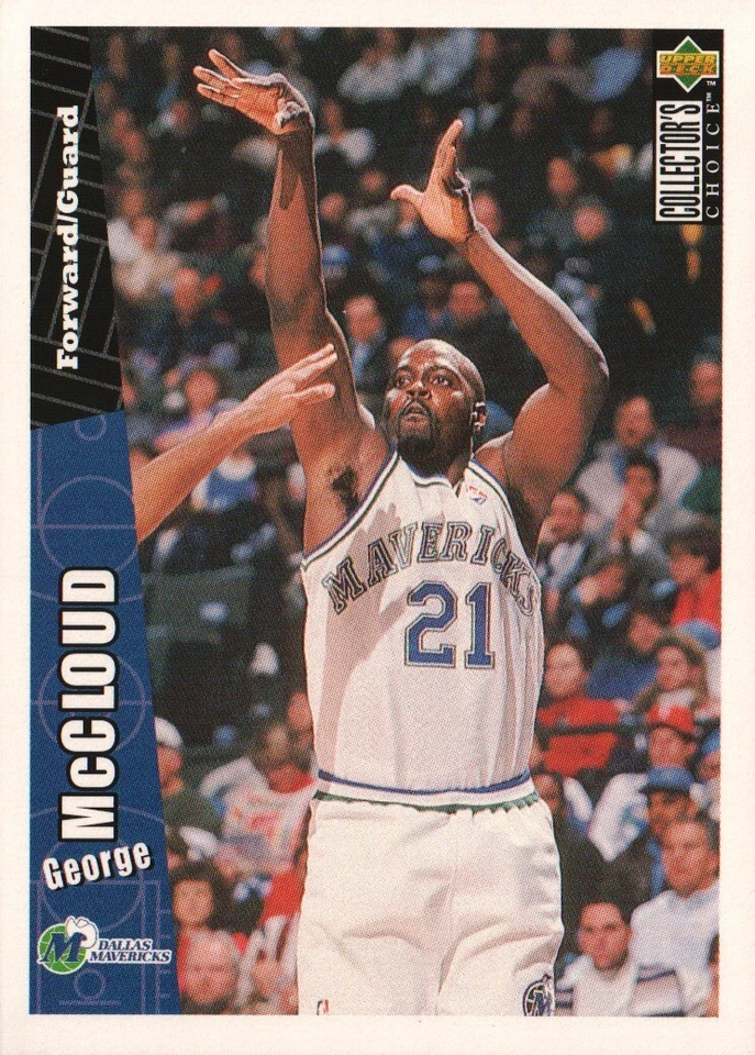 1996-97 UD Collector's Choice #230 - George McCloud - Dallas Mavericks  (3442) - Image 1 of 2