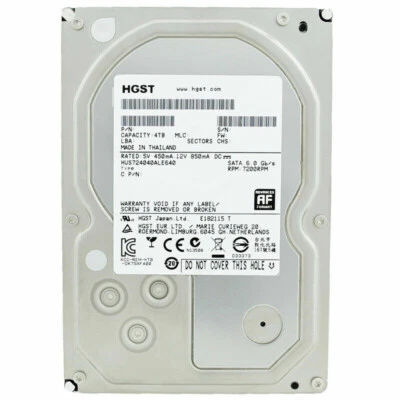 Hitachi Hus724040ale640 4tb Sata III 7.2k 64mb 3.5'' - Image 1 of 4
