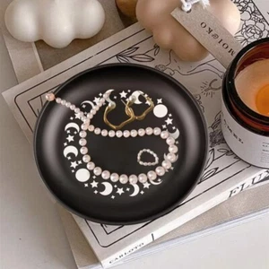 Round Divination Tray 5.5 Inch Crystal Stone Storage Tray Food - Picture 1 of 17
