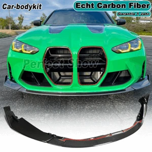 Für BMW G80 M3 G82 G83 M4 2021-2023 Carbon Frontspoiler Frontlippe Splitters  - Bild 1 von 12