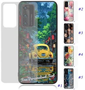 Personalised Text Glass Phone Case For Huawei Mate 40/30/20/10/9/8 Series - Picture 1 of 11
