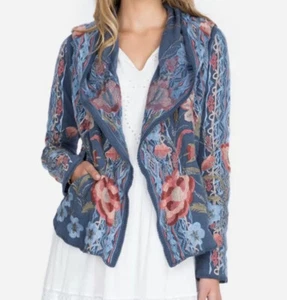 Johnny Was Hoodie Duster Cardigan NWT L - Picture 1 of 5