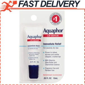 Aquaphor Lip Repair Ointment Long-lasting Moisture For Dry Chapped Lips 0.35oz - Picture 1 of 7