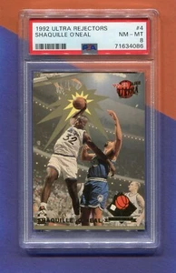 SHAQUILLE O'NEAL ORLANDO MAGIC 1992 ULTRA REJECTORS ROOKIE CARD #4 PSA 8 - Picture 1 of 2