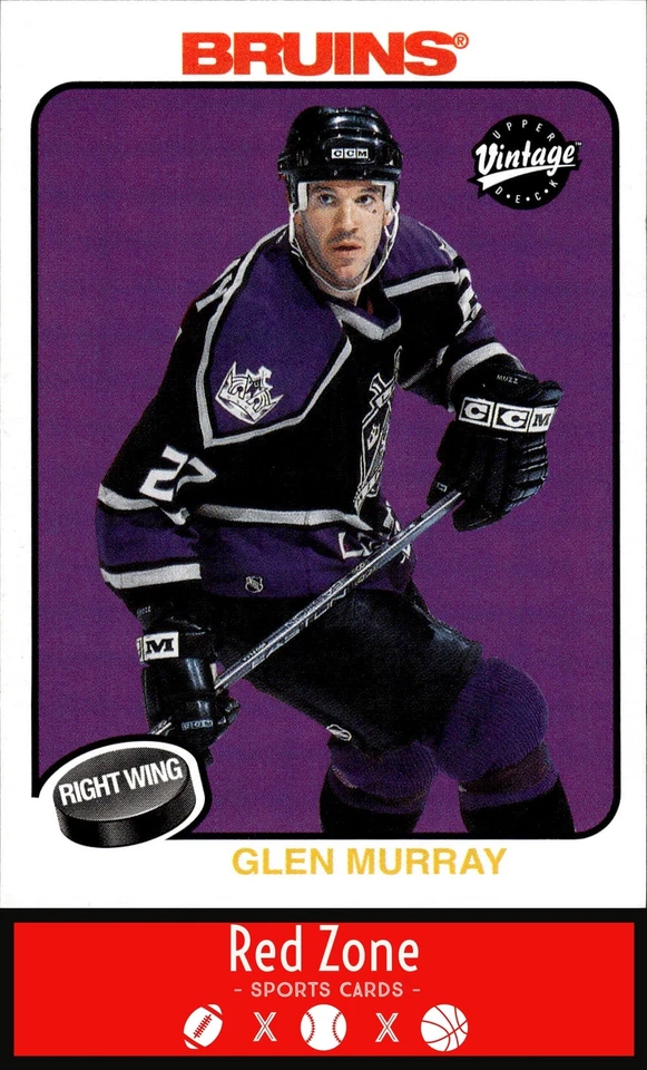 2001-02 Upper Deck Vintage - #117 Glen Murray NM Set Break. - Image 1 of 2