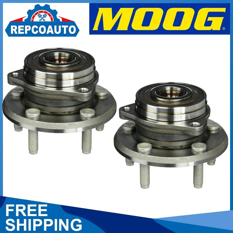 Par de cojinetes de cubo de rueda delantera Moog para Jeep Grand Cherokee Dodge Durango Foto 1 de 4