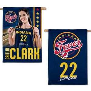 CAITLIN CLARK #22 INDIANA FEVER 28"X40" DOUBLE SIDED BANNER FLAG NEW WINCRAFT 👀 - Picture 1 of 1