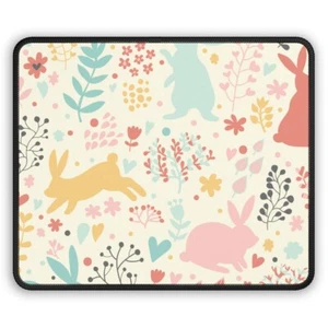 Mauspad "Spring Hearts Bunnies" 9x7 Zoll Gaming Mauspad - Bild 1 von 5