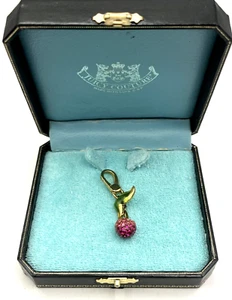 Vintage Y2K Juicy Couture Pavè Crystal Red Cherry Cherries Charm - Picture 1 of 9