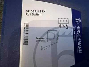 HIRSCHMANN SPIDER II 8TX ETHERNET SWITCH - Afbeelding 1 van 7