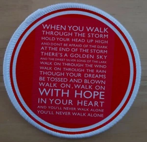 You'll Never Walk Alone LFC Liverpool Football Club Patch Badge Patches Badges - Picture 1 of 1