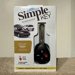 Toyota Simple Key - 4 Button Remote Key Combo Trunk - Picture 1 of 6