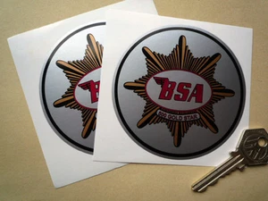BSA GOLD STAR 500 Round Classic motorcycle sticker DBD A7 650 Lightning Rocket - Picture 1 of 1