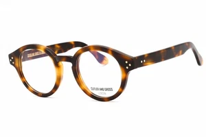 CUTLER AND GROSS CG1291V2 004 Eyeglasses Tortoiseshell Brown Frame 48mm - Picture 1 of 4