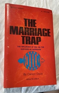 Vintage 1969 Adult Only Erotica Paperback- “The Marriage Trap” By Carson Davis - Picture 1 of 5
