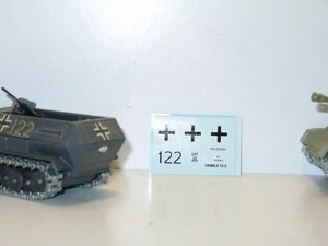 SOLIDO Original Stickers Decal Char SDKFZ German Military 122 - Picture 1 of 1
