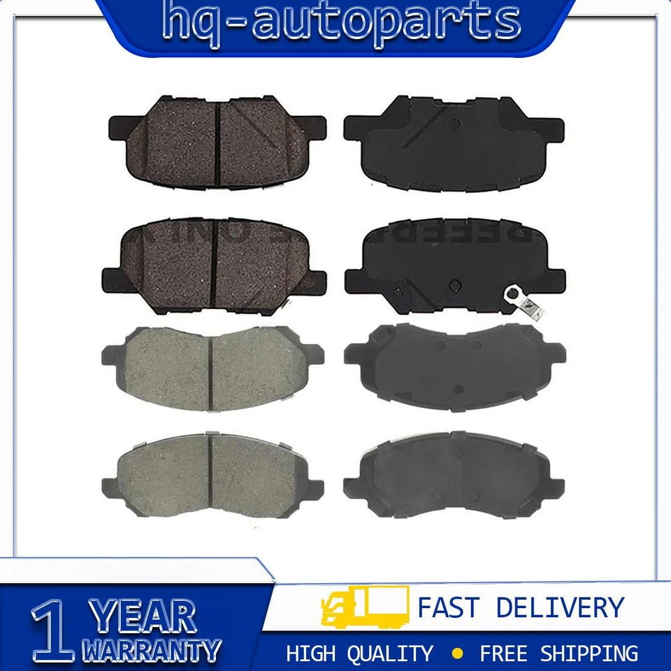 Front Rear Metallic Brake Pads 2SET For Mitsubishi ASX - Изображение 1 из 4