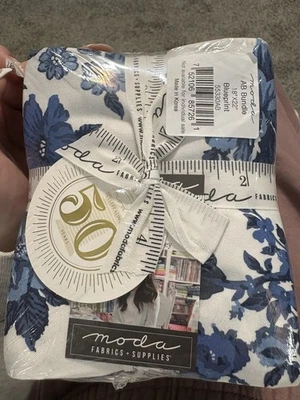 Blue Print By Moda And Camille Roskelley Fat Quarter Bundle  - Image 1 of 4