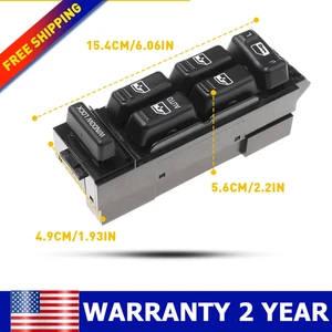 Master Power Window Switch Fits 2000-2002 Chevy Suburban 1500 2500 & Tahoe LS LT - Picture 1 of 21