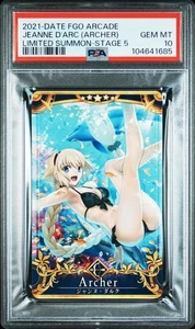 PSA 10 FGO Fate/Grand Order Arcade Jeanne D'Arc (Archer) Stage 5 - Picture 1 of 5