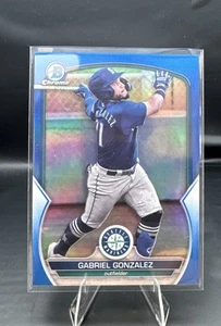 2023 Bowman Chrome Prospects Gabriel Gonzalez Blue Refractor #/150 #BCP-213 - Picture 1 of 3
