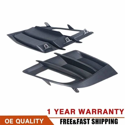 2x Front Bumper Fog Light Lamp Cover Grille Bezel For Mazda 3 2009-2013 M3 BL BK - Image 1 of 4