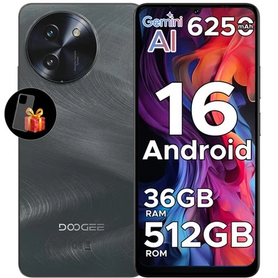 Teléfono Celular DOOGEE Note 59 Pro+ 5G Desbloqueado Android 16 Smartphone 36GB+512GB NFC Foto 1 de 4