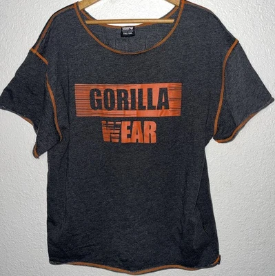 Sudadera deportiva Gorilla Wear para hombre talla 2XL/3XL gris manga corta Foto 1 de 4