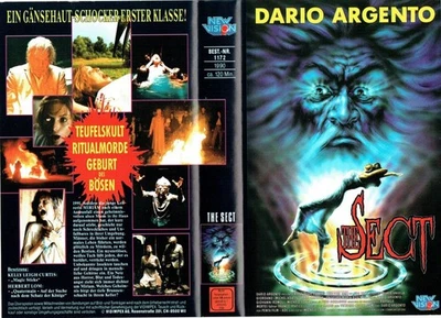 (FSK 18) VHS Videokassette -The Sect - Kelly Curtis, Herbert Lom -Dario Argento - Bild 1 von 3