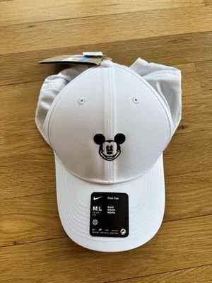 Disney Parks NIKE Legacy91 Dri-Fit Golf Hat White Mickey Mouse Baseball Hat NWT - Image 1 of 4