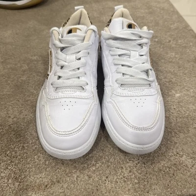 Mujer 8.5 Champion Blanco Con Estampado Leopardo!! Usado Foto 1 de 4