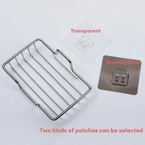 Compact and space saving stainless steel soap rack suitable for any room - Picture 1 of 12