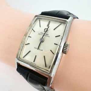 Reloj Automático OMEGA De Ville Funcionando Nueva Correa Hombre Reloj Clásico Japón - Imagen 1 de 14