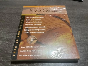 Franklin Covey Style Guide for Business and Technical Communication SEALED! RARE - Picture 1 of 3