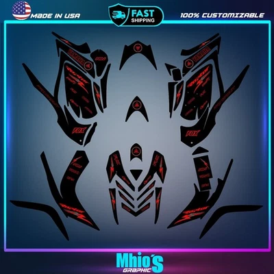 Yamaha Raptor 700 700R Grafik Kit 2006 2007 2008 bis 2012 Decals Aufkleber ATV - Bild 1 von 4