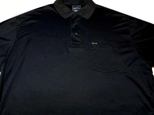 Faconnable Para Hombres Pullover Tejido Manga Corta Algodón Azul Marino Logo Polo Grande L Foto 1 de 3