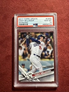 2017 Topps Update Cody Bellinger US50 RC PSA 10 Gem Mint Dodgers Rookie - Picture 1 of 1