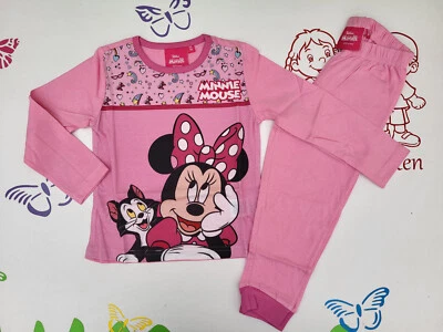 Schlafanzug Pyjama Minnie Mouse Größe 98 104 110 116 128