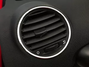Per VW New Beetle 98-10 Anillos de Aluminio Pulido para Orificios de Ventilación - Foto 1 di 10