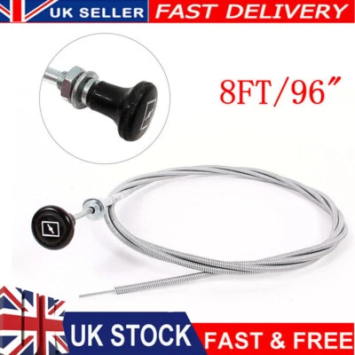 Universal Push Pull Choke Cable 8FT/96" Positive Action Cuttable 60-122  60122 - Image 1 of 4