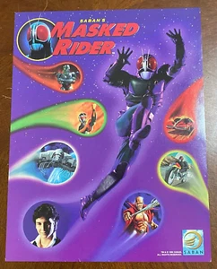 Original 1996 Saban Masked Rider Television Print Advertisements - Picture 1 of 3